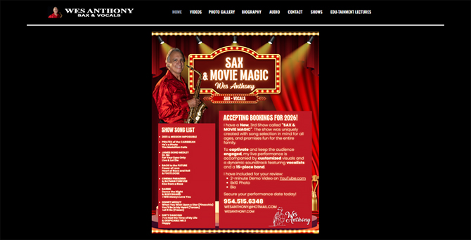 Wes Anthony | Sax & Vocals